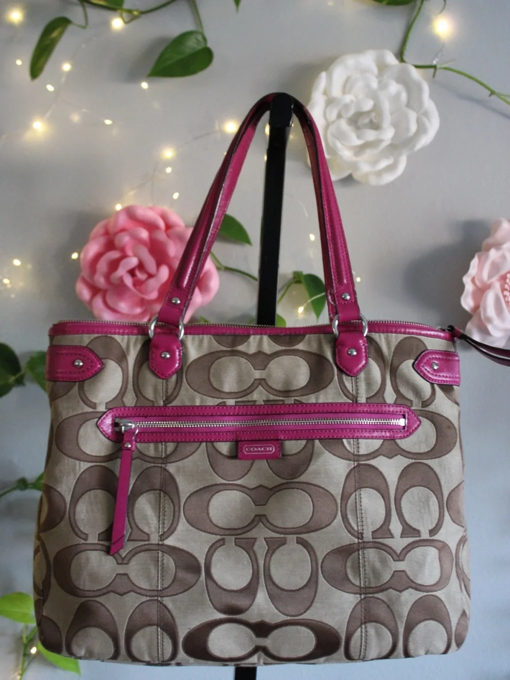 Coach signature canvas